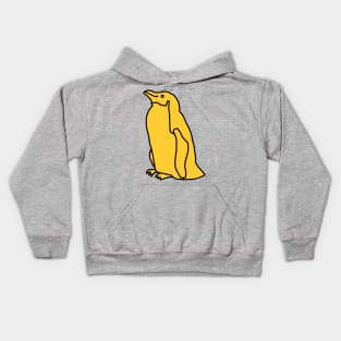 Yellow Penguin Kids Hoodie